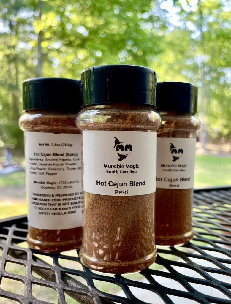munchie magic sc hot cajun blend seasoning
